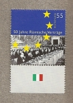 Stamps Germany -  50 años tratad de Roma