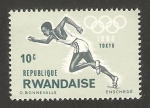 Stamps Rwanda -  olimpiadas de tokio 1964