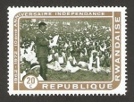 Stamps Rwanda -  X anivº de la independencia