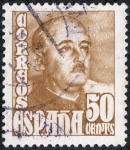 Stamps Spain -  General Franco