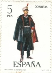 Stamps Europe - Spain -  ESPANA 1978 (E2454) Uniformes militares 5p