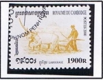 Stamps Cambodia -  Labourage