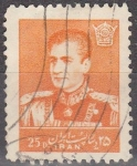 Stamps Iran -  IRAN 1959 Scott 1140 Sello º Mohammad Shah Reza Pahlavi 25D