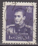 Stamps Iran -  IRAN 1959 Scott 1142 Sello Mohammad Shah Reza Pahlavi 1R usado 