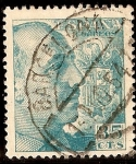 Stamps Spain -  Franco