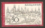 Stamps Germany -  464 - vista de rothenbur sur la tauber