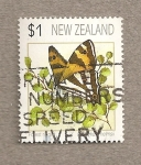Stamps New Zealand -  Mariposa