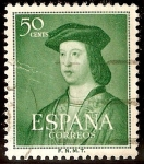 Stamps Spain -  V centenario del nacimiento de Fernando el Catolico