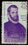 Stamps Spain -  IV Centenario del descubrimiento de la Florida - Pedro Menéndez de Avilés