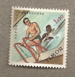 Stamps East Timor -  Natación