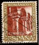 Stamps Spain -  VII Exposción del Consejo de Europa - Claustro de Silos