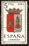 Stamps Spain -  Avila