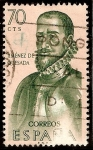 Stamps Spain -  Gonzalo Jiménez de Quesada
