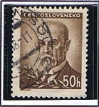 Stamps Czechoslovakia -  Tomas Masaryk