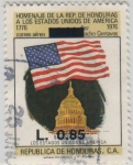 Stamps Honduras -  Homenaje a Estados Unidos de América