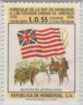 Stamps Honduras -  Homenaje a Estados Unidos de América
