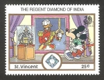Stamps Saint Vincent and the Grenadines -  diamante de la india, el regent