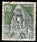 Stamps Spain -  Iglesia de San Vicente - Ávila