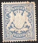 Stamps Europe - Germany -  BAYERN ESCUDO