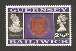 Stamps United Kingdom -  Guernsey - Escudo de Guernsey y Reina Elizabeth I