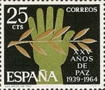 Stamps Spain -  XXXV año de paz española