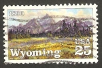 Stamps United States -  Centº del Estado de Wyoming