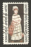 Stamps United States -  John Copley, pintor