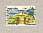 Stamps Australia -  Pintura de Holly Alvarez