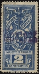 Stamps Uruguay -  Timbre impuesto años 1921-1922.