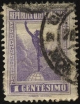 Stamps Uruguay -  Mercurio. 