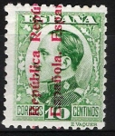 Stamps Spain -  595 Alfonso XIII.( 2ª República española)
