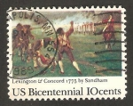 Stamps United States -  1051 - II Centº de la Independencia y de las batallas de Lexington y Concord