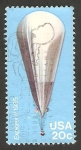 Stamps United States -  Globo aerostático de helio Explored II de 1935