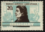 Stamps Uruguay -  Cura patriota Dámaso Antonio Larrañaga.