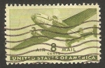 Stamps United States -  Avión