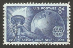 Stamps United States -  50 anivº de rotary internacional