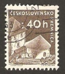 Stamps Czechoslovakia -  1072 - Castillo de Kremnica