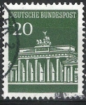 Stamps Germany -  Puerta de Bradenburg
