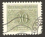 Stamps Czechoslovakia -  cifra