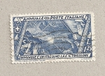 Stamps Italy -  Donde hay un italiano hay una bandera tricolor