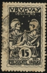 Stamps Uruguay -  Visita a Uruguay del presidente de Brasil,  Getulio Vargas.