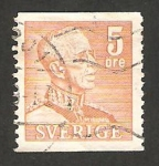 Stamps Sweden -  rey gustavo V