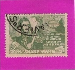 Stamps Argentina -  Gral. Jose de San Martin
