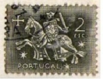 Stamps : Europe : Portugal :  Caballero