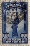 Stamps : America : Brazil :  feria mundial de nueva york 1939
