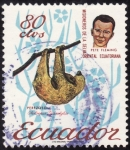 Stamps Ecuador -  MISIONEROS DE LA SELVA ORIENTAL( Perezoso)