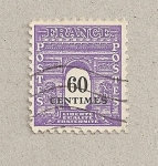 Stamps France -  Arco del Triunfo