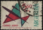 Stamps Argentina -  Correo Aéreo. Emisión para franqueo de correspondencia aérea o común.