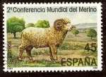 Stamps Spain -  II Conferencia Mundial del Merino. Carnero merino