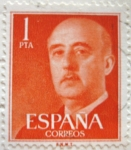 Stamps Spain -  general franco